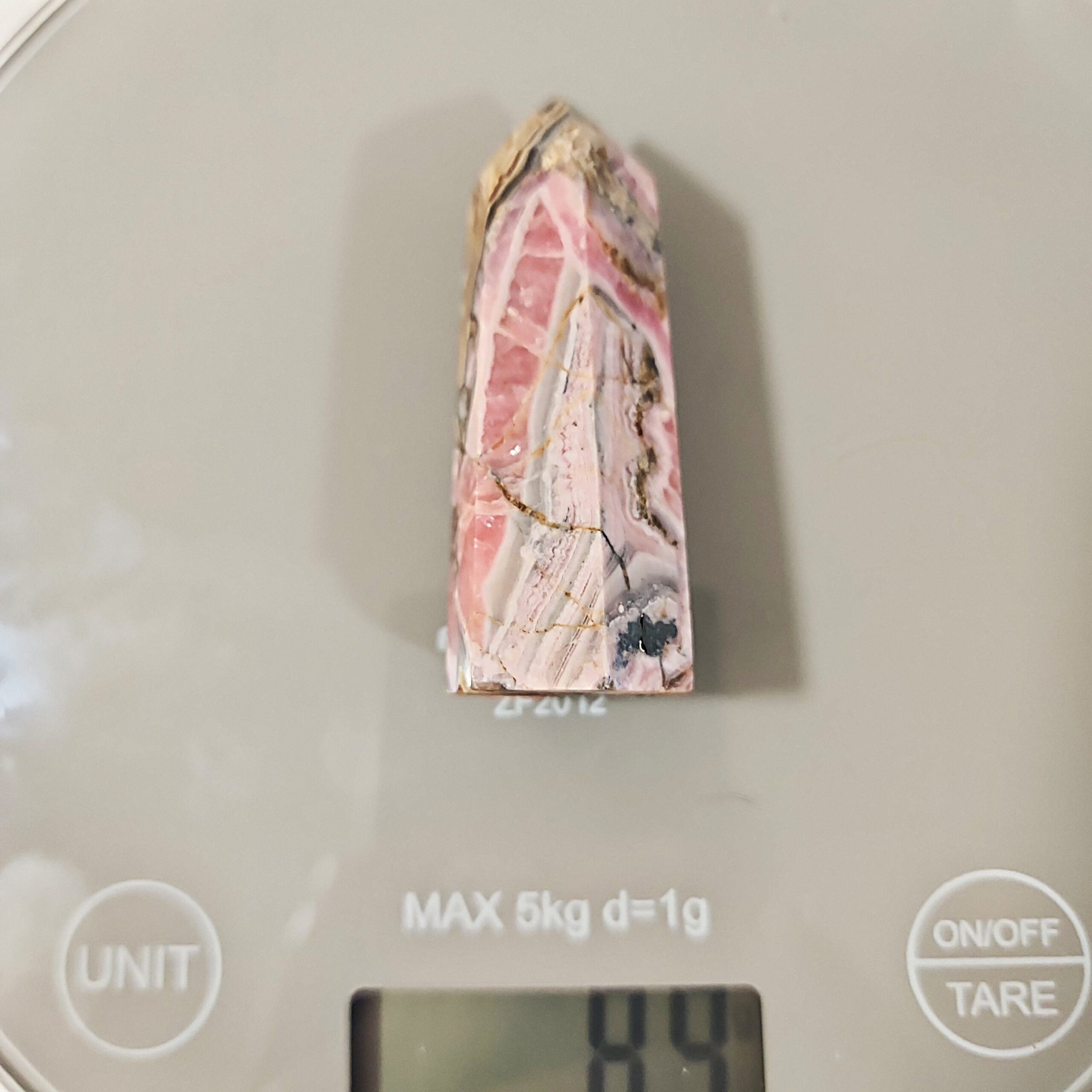 רודוכרוזיט מגדל טבעי Rhodochrosite — אבן האהבה העצמית והריפוי הרגשי | קריסטל ורוד לצ'אקרת הלב – תמונה 6