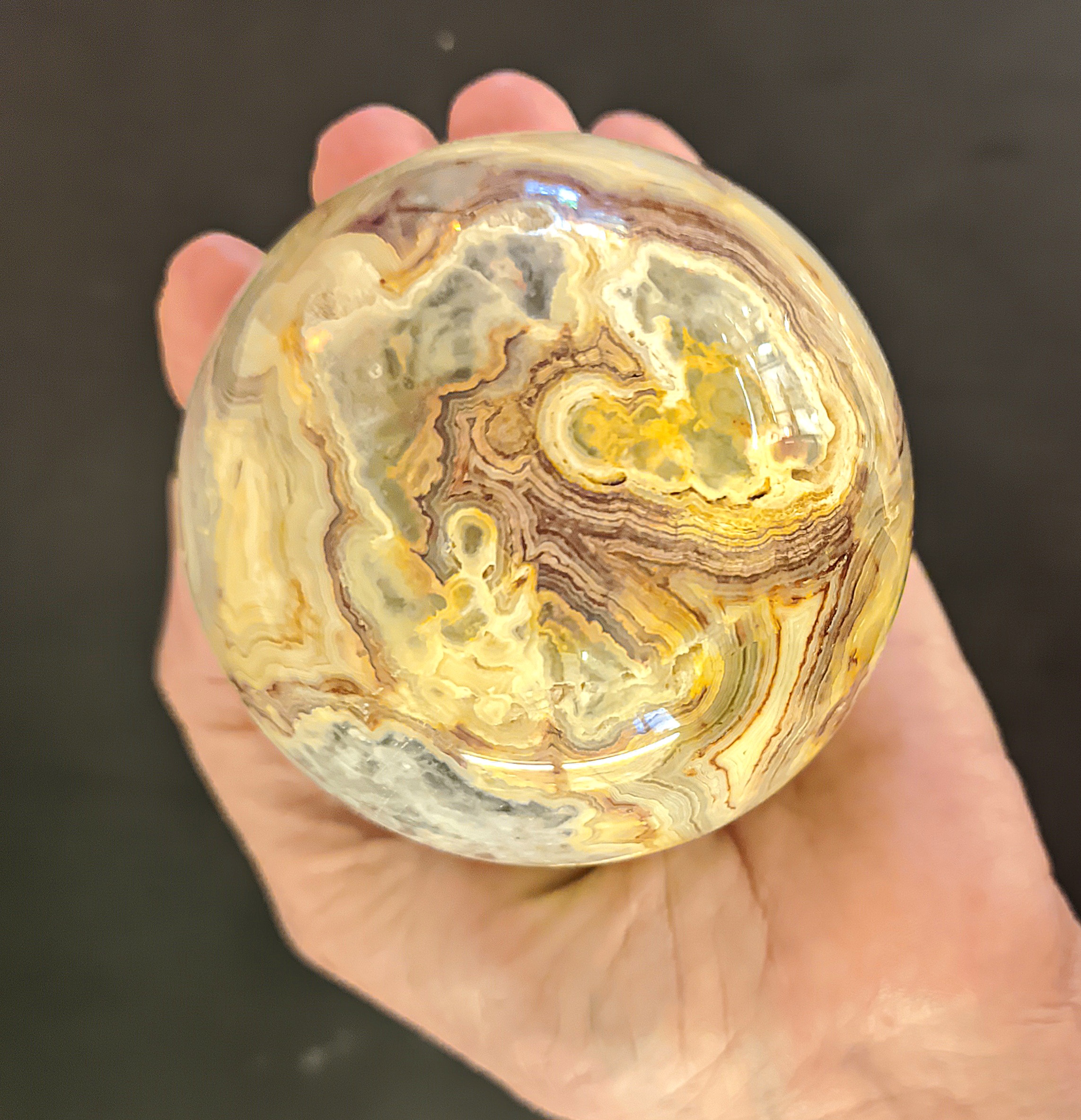 אגת תחרה Crazy Lace Agate