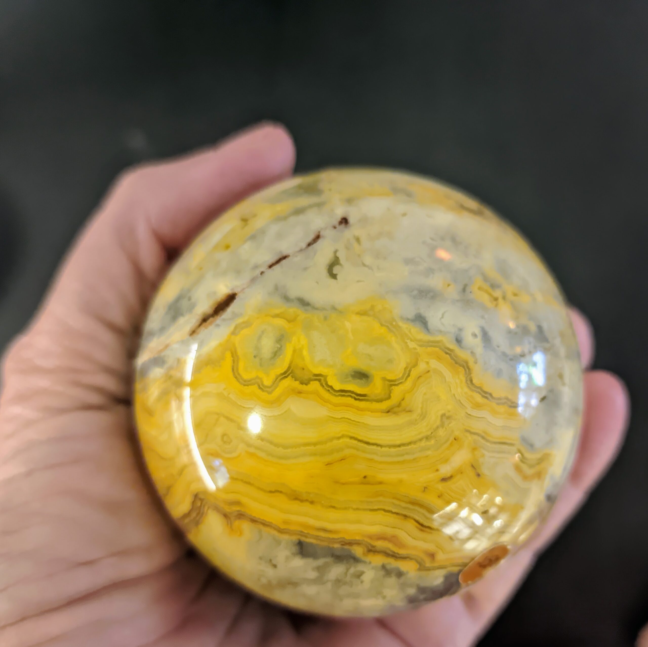 אגת תחרה Crazy Lace Agate