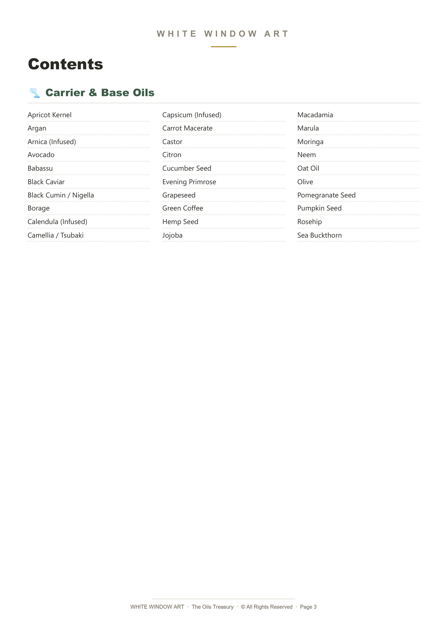 The Oils Treasury — The Complete Guide to Essential & Carrier Oils | 102 Oils: Origin, Use, Emotion, Chakra & Safety – תמונה 2
