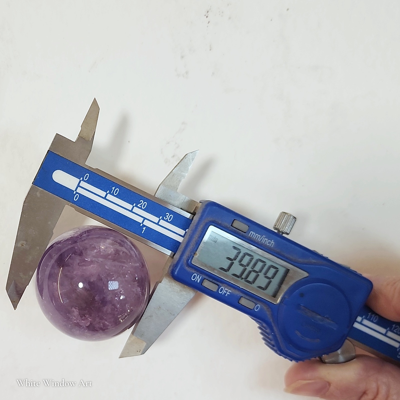 ספירת אמטיסט Amethyst מלוטשת – תמונה 3