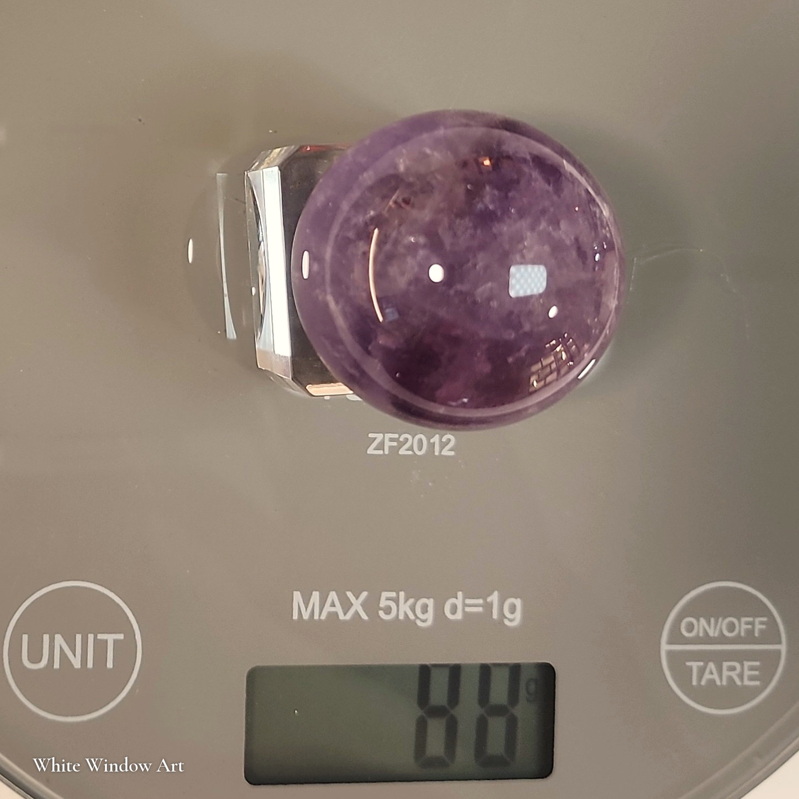 ספירת אמטיסט Amethyst מלוטשת – תמונה 4