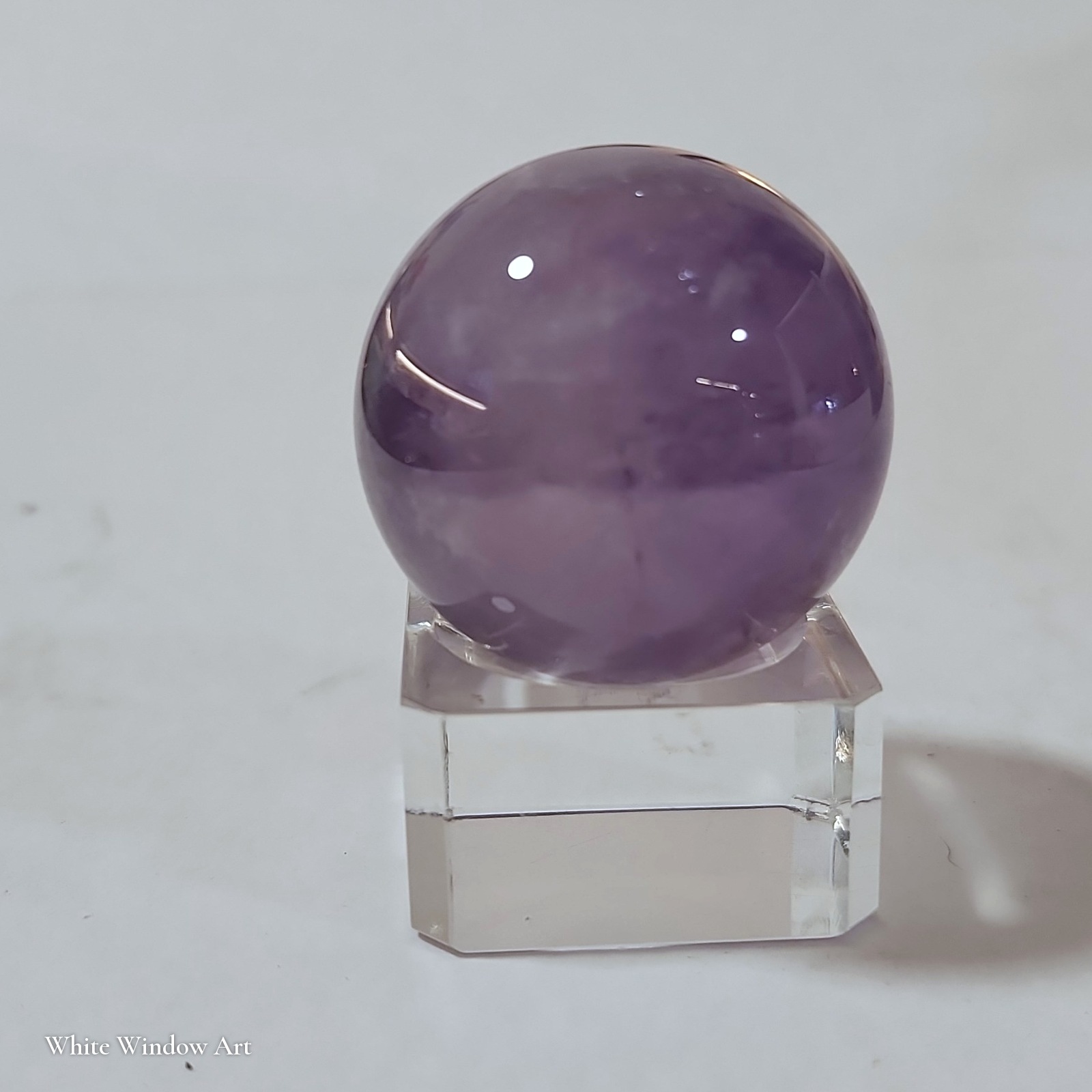 ספירת אמטיסט Amethyst מלוטשת – תמונה 2