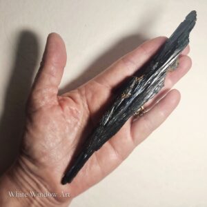 שרביט ויויאנייט גלם נדיר Vivianite Raw Wand